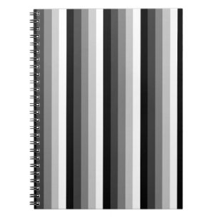 Carnet Bandes d'ombre noir et blanc