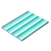 Carnet Bandes d'ombre turquoise (Côté gauche)
