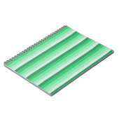 Carnet Bandes d'ombre vertes (Côté gauche)