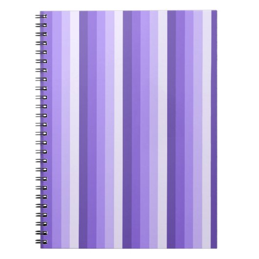 Carnet Bandes d'ombre violette (Devant)