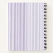 Carnet Bandes fines noires et blanches (Dos)