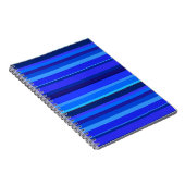 Carnet Bandes horizontales bleues (Côté Droit)