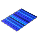 Carnet Bandes horizontales bleues (Côté gauche)