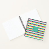 Carnet Bandes horizontales colorées (Intérieur)