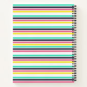 Carnet Bandes horizontales colorées (Dos)
