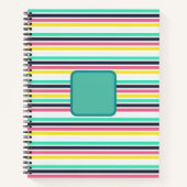 Carnet Bandes horizontales colorées (Devant)