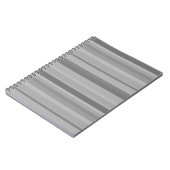 Carnet Bandes horizontales grises (Côté gauche)