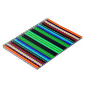 Carnet Bandes minces et colorées - 1 (Côté gauche)