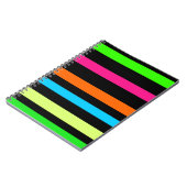 Carnet Bandes néon (Côté gauche)