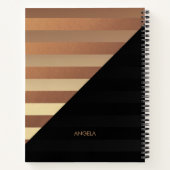 Carnet Bandes noires d'or (Dos)