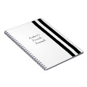 Carnet Bandes noires et blanches (Côté Droit)