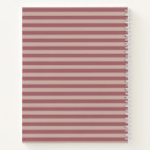 Carnet Bandes roses (Dos)