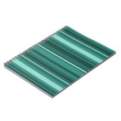Carnet Bandes turquoises (Côté gauche)