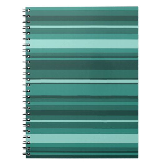 Carnet Bandes turquoises (Devant)