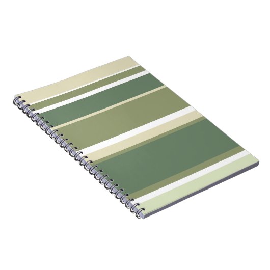 Carnet Bandes vert olive (Côté Droit)