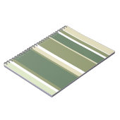 Carnet Bandes vert olive (Côté gauche)