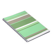 Carnet Bandes vert pâle (Côté Droit)