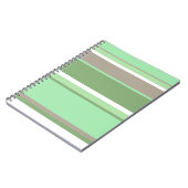 Carnet Bandes vert pâle (Côté gauche)