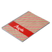 Carnet Bandes vertes, rouges et blanches (Côté gauche)