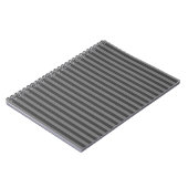 Carnet Bandes verticales monochromes gris poli (Côté gauche)