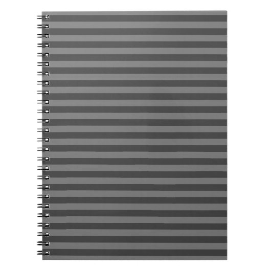 Carnet Bandes verticales monochromes gris poli (Devant)