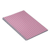 Carnet Bandes verticales monochromes rose poli (Côté Droit)