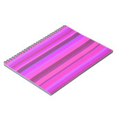 Carnet Bandes verticales roses (Côté gauche)