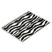 Carnet Bandes zébrées - Noir et Blanc (Côté gauche)