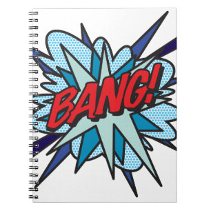 Carnet BANG Art Pop Fun rétro Bande Dessinée