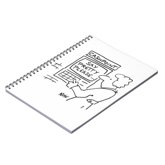 Carnet Bank Cashpoint Machine Dit "Dites Plutôt S'Il Vous (Côté gauche)