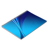 Carnet Bannière Arrière - plan bleu Abstrait (Côté gauche)