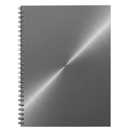 Carnet Bannière arrière - plan texture métal (Devant)