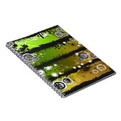 Carnet Bannière grunge de musique de style (Côté Droit)