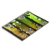 Carnet Bannière grunge de musique de style (Côté gauche)