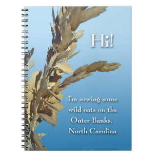 Carnet Banques extérieures Caroline du Nord Oats sauvages