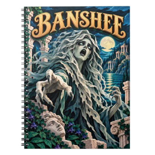 Carnet Banshee, Monstre en Papier Découpé (Devant)