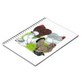 Carnet Bantams en plumes Legs (Côté gauche)
