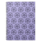 Carnet Baphomet Pentagram Satanique (Devant)