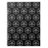 Carnet Baphomet Pentagram Satanique (Devant)