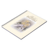 Carnet Baptême de bébé Neutre, Nom personnalisable, Liam (Côté gauche)