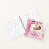 Carnet Baptême de nuages roses et torrents (Intérieur)