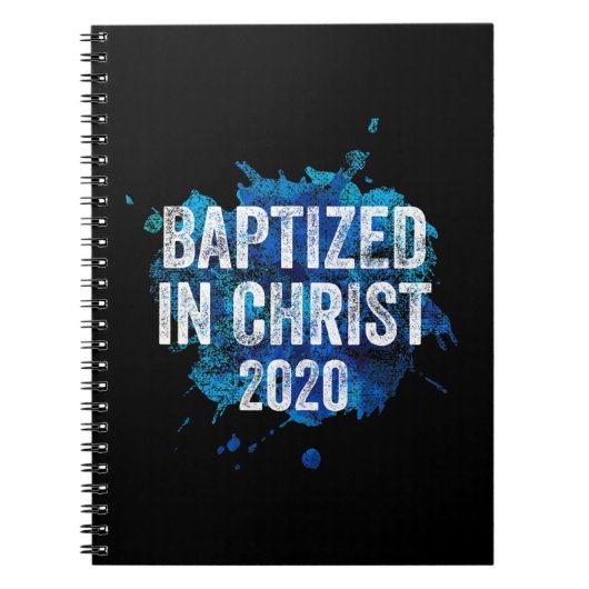 Carnet Baptisé dans Christ 2020 Baptême Eglise chrétienne (Devant)