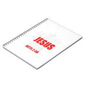 Carnet Baptisé En Jésus Nom Actes 238 Baptême Jésus Seule (Côté gauche)