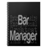 Carnet Bar Manager Extraordinaire (Devant)