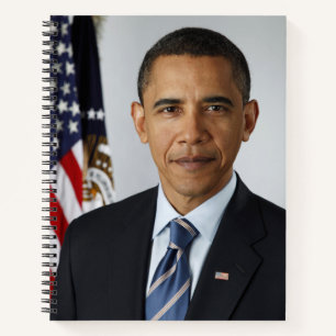 Carnet Barack Obama Président américain Portrait de la Ma