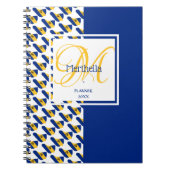 Carnet BARBADOS Drapeau Personnalisé Monogramme Ajouter V (Devant)