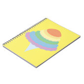 Carnet Barbe à papa arc-en-ciel (Côté gauche)