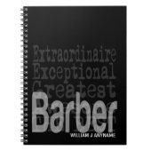 Carnet Barber Extraordinaire PERSONNALISÉ (Devant)