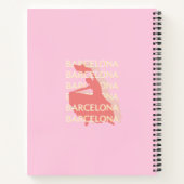 Carnet Barcelone Art Voyage, Rose, Pastel (Dos)