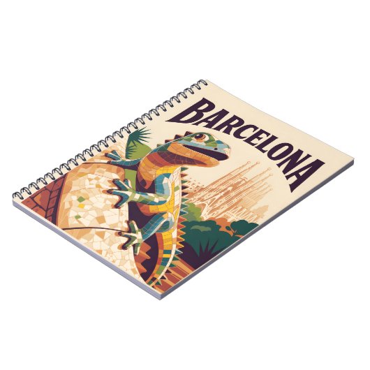 Carnet Barcelone Espagne (Côté gauche)